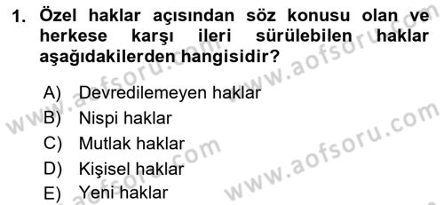 Engelli Mevzuatı ve Meslek Etiği Dersi 2018 - 2019 Yılı (Final) Dönem Sonu Sınav Soruları 1. Soru