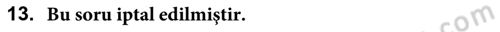 Engelli Mevzuatı ve Meslek Etiği Dersi 2018 - 2019 Yılı (Final) Dönem Sonu Sınav Soruları 13. Soru