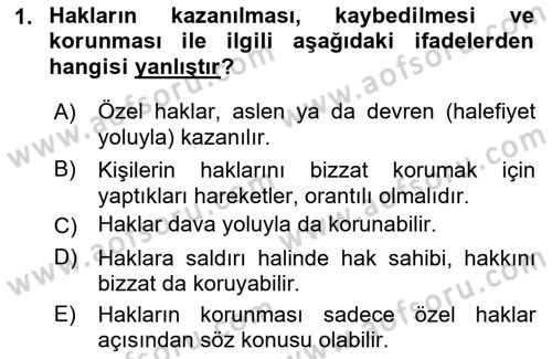 Engelli Mevzuatı ve Meslek Etiği Dersi 2022 - 2023 Yılı Yaz Okulu Sınav Soruları 1. Soru