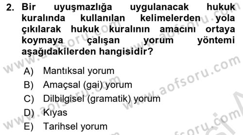 Engelli Mevzuatı ve Meslek Etiği Dersi 2022 - 2023 Yılı Yaz Okulu Sınav Soruları 2. Soru
