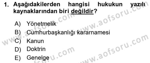 Engelli Mevzuatı ve Meslek Etiği Dersi 2024 - 2025 Yılı (Final) Dönem Sonu Sınav Soruları 1. Soru
