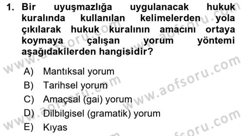 Engelli Mevzuatı ve Meslek Etiği Dersi 2025 - 2026 Yılı (Final) Dönem Sonu Sınav Soruları 1. Soru
