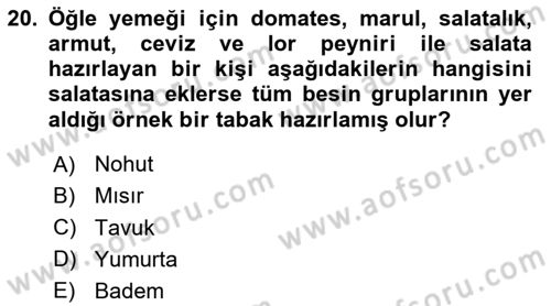 Gelişimsel Yetersizliklerin Bakım ve Rehabilitasyonu Dersi 2020 - 2021 Yılı Yaz Okulu Sınav Soruları 20. Soru