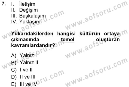 Halk Edebiyatına Giriş 1 Dersi 2012 - 2013 Yılı (Vize) Ara Sınav Soruları 7. Soru
