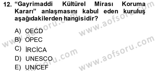 Halk Edebiyatına Giriş 1 Dersi 2014 - 2015 Yılı (Vize) Ara Sınav Soruları 12. Soru
