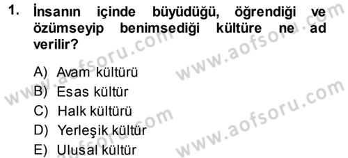 Halk Edebiyatına Giriş 1 Dersi 2014 - 2015 Yılı (Final) Dönem Sonu Sınav Soruları 1. Soru