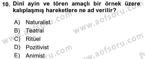 Halk Edebiyatına Giriş 1 Dersi 2017 - 2018 Yılı (Vize) Ara Sınav Soruları 10. Soru