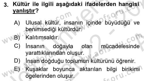 Halk Edebiyatına Giriş 1 Dersi 2022 - 2023 Yılı (Vize) Ara Sınav Soruları 3. Soru