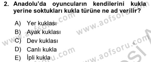 Halk Edebiyatına Giriş 2 Dersi 2016 - 2017 Yılı (Vize) Ara Sınav Soruları 2. Soru