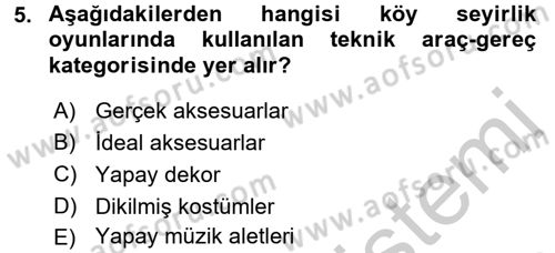 Halk Edebiyatına Giriş 2 Dersi 2016 - 2017 Yılı (Vize) Ara Sınav Soruları 5. Soru