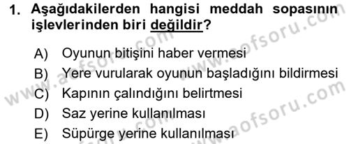 Halk Edebiyatına Giriş 2 Dersi 2016 - 2017 Yılı (Final) Dönem Sonu Sınav Soruları 1. Soru