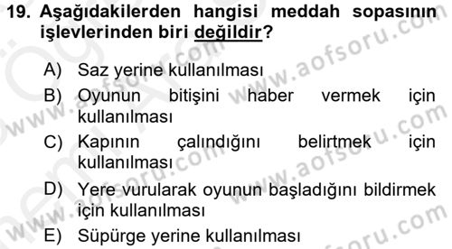 Halk Edebiyatına Giriş 2 Dersi 2017 - 2018 Yılı (Vize) Ara Sınav Soruları 19. Soru