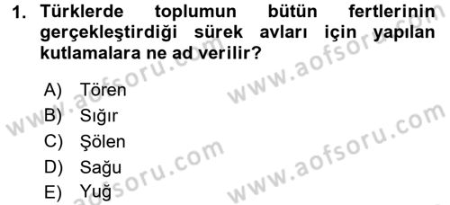 Halk Edebiyatına Giriş 2 Dersi 2017 - 2018 Yılı (Final) Dönem Sonu Sınav Soruları 1. Soru