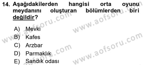 Halk Edebiyatına Giriş 2 Dersi 2018 - 2019 Yılı (Vize) Ara Sınav Soruları 14. Soru