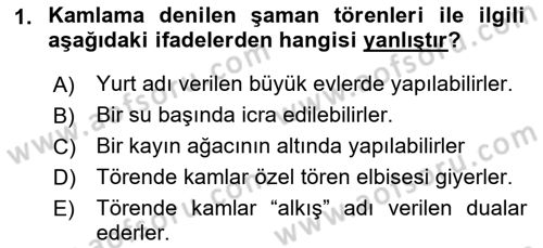 Halk Edebiyatına Giriş 2 Dersi 2018 - 2019 Yılı (Final) Dönem Sonu Sınav Soruları 1. Soru