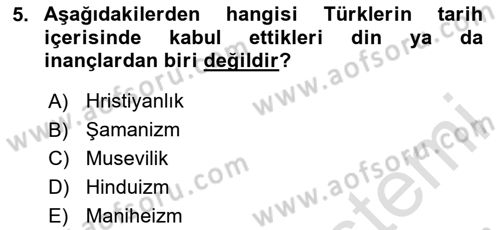 Halk Edebiyatına Giriş 2 Dersi 2023 - 2024 Yılı (Final) Dönem Sonu Sınav Soruları 5. Soru