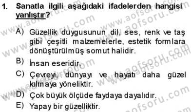 Batı Edebiyatında Akımlar 1 Dersi 2013 - 2014 Yılı (Vize) Ara Sınav Soruları 1. Soru