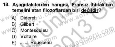 Yeni Türk Edebiyatına Giriş 1 Dersi Ara Sınavı Deneme Sınav Soruları 18. Soru