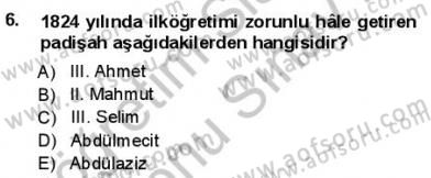 Yeni Türk Edebiyatına Giriş 1 Dersi 2012 - 2013 Yılı (Final) Dönem Sonu Sınav Soruları 6. Soru