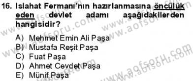 Yeni Türk Edebiyatına Giriş 1 Dersi Ara Sınavı Deneme Sınav Soruları 16. Soru