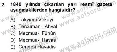 Yeni Türk Edebiyatına Giriş 1 Dersi 2014 - 2015 Yılı (Final) Dönem Sonu Sınav Soruları 2. Soru