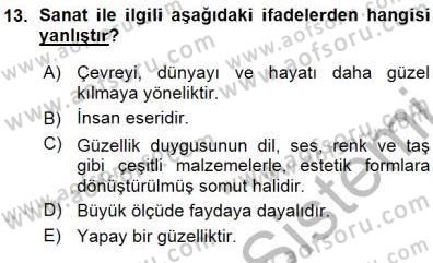 Yeni Türk Edebiyatına Giriş 1 Dersi Ara Sınavı Deneme Sınav Soruları 13. Soru