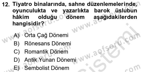 Yeni Türk Edebiyatına Giriş 1 Dersi 2021 - 2022 Yılı Yaz Okulu Sınav Soruları 12. Soru