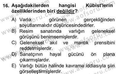 Yeni Türk Edebiyatına Giriş 2 Dersi 2012 - 2013 Yılı (Vize) Ara Sınav Soruları 16. Soru