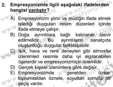 Yeni Türk Edebiyatına Giriş 2 Dersi 2012 - 2013 Yılı (Vize) Ara Sınav Soruları 2. Soru
