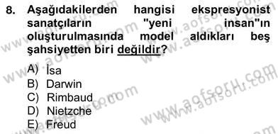 Yeni Türk Edebiyatına Giriş 2 Dersi 2012 - 2013 Yılı (Vize) Ara Sınav Soruları 8. Soru