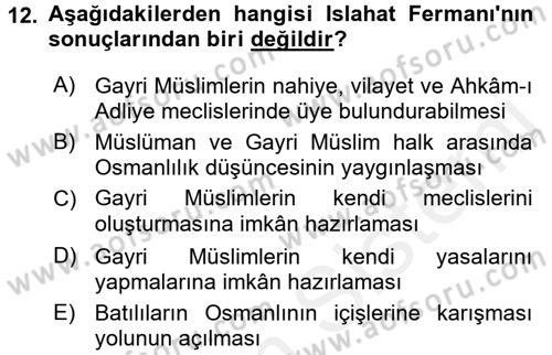 Yeni Türk Edebiyatına Giriş 2 Dersi 2017 - 2018 Yılı (Final) Dönem Sonu Sınav Soruları 12. Soru
