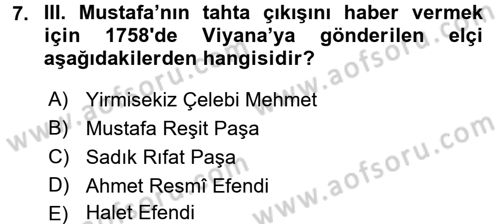 Yeni Türk Edebiyatına Giriş 2 Dersi 2017 - 2018 Yılı (Final) Dönem Sonu Sınav Soruları 7. Soru