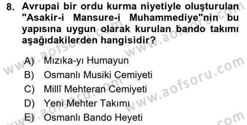 Yeni Türk Edebiyatına Giriş 2 Dersi 2017 - 2018 Yılı (Final) Dönem Sonu Sınav Soruları 8. Soru
