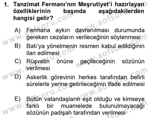 Yeni Türk Edebiyatına Giriş 2 Dersi 2018 - 2019 Yılı (Final) Dönem Sonu Sınav Soruları 1. Soru