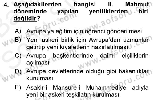 Yeni Türk Edebiyatına Giriş 2 Dersi 2018 - 2019 Yılı (Final) Dönem Sonu Sınav Soruları 4. Soru