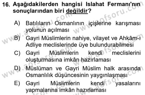 Yeni Türk Edebiyatına Giriş 2 Dersi 2018 - 2019 Yılı Yaz Okulu Sınav Soruları 16. Soru
