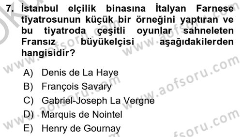 Yeni Türk Edebiyatına Giriş 2 Dersi 2018 - 2019 Yılı Yaz Okulu Sınav Soruları 7. Soru