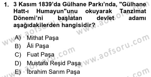 Yeni Türk Edebiyatına Giriş 2 Dersi 2020 - 2021 Yılı Yaz Okulu Sınav Soruları 1. Soru