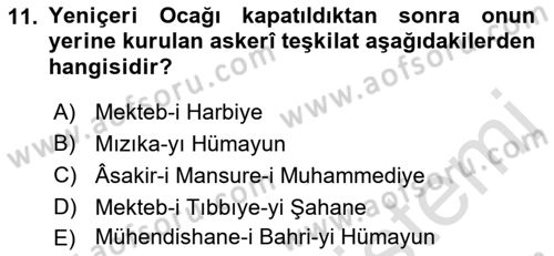 Yeni Türk Edebiyatına Giriş 2 Dersi 2021 - 2022 Yılı (Vize) Ara Sınav Soruları 11. Soru
