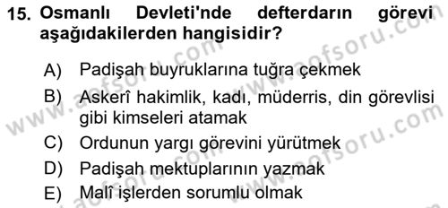 Yeni Türk Edebiyatına Giriş 2 Dersi 2021 - 2022 Yılı (Vize) Ara Sınav Soruları 15. Soru
