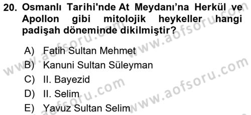 Yeni Türk Edebiyatına Giriş 2 Dersi 2021 - 2022 Yılı Yaz Okulu Sınav Soruları 20. Soru