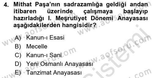 Yeni Türk Edebiyatına Giriş 2 Dersi 2022 - 2023 Yılı Yaz Okulu Sınav Soruları 4. Soru