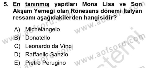Yeni Türk Edebiyatına Giriş 2 Dersi 2023 - 2024 Yılı (Vize) Ara Sınav Soruları 5. Soru