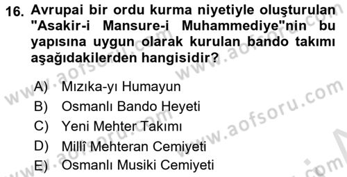 Yeni Türk Edebiyatına Giriş 2 Dersi 2023 - 2024 Yılı (Final) Dönem Sonu Sınav Soruları 16. Soru