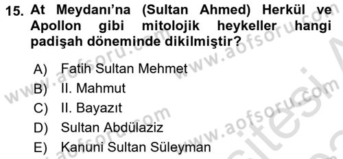 Yeni Türk Edebiyatına Giriş 2 Dersi 2023 - 2024 Yılı Yaz Okulu Sınav Soruları 15. Soru