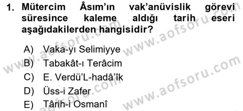 Tanzimat Dönemi Türk Edebiyatı 1 Dersi 2018 - 2019 Yılı (Vize) Ara Sınav Soruları 1. Soru