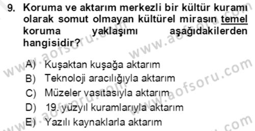 Halk Masalları Dersi 2018 - 2019 Yılı (Final) Dönem Sonu Sınav Soruları 9. Soru