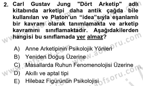 Halk Masalları Dersi 2023 - 2024 Yılı (Final) Dönem Sonu Sınav Soruları 2. Soru