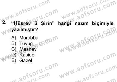Türk Edebiyatının Mitolojik Kaynakları Dersi 2012 - 2013 Yılı (Vize) Ara Sınav Soruları 10. Soru