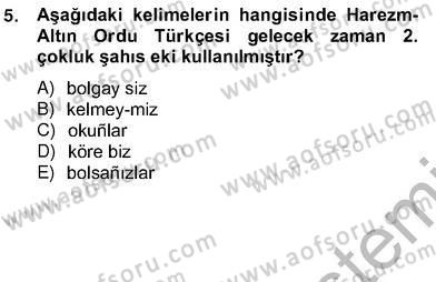 Türk Edebiyatının Mitolojik Kaynakları Dersi 2012 - 2013 Yılı (Vize) Ara Sınav Soruları 13. Soru